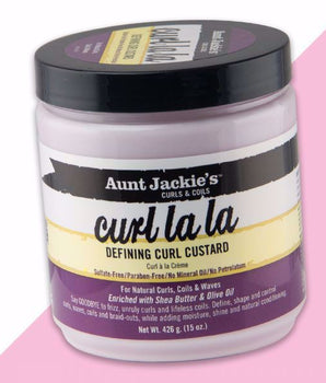Aunt Jackie's Curl La La  defining curl custard 15oz