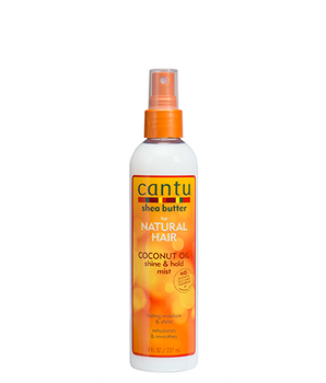 Huile de coco Cantu Shine & Brume Tenue 8oz
