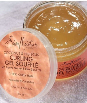 Gel de curling avec soufflé à la noix de coco et à l'hibiscus 12oz