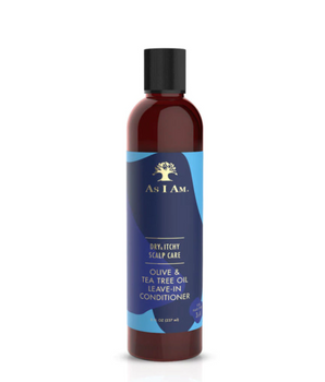 As I Am Dry & Itchy Scalp Care Olive & Tea Tree Oil Leave-In Conditioner 237ml