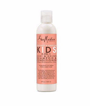 Coconut & hibiscus kids 2-in-1 curl & shine shampoo & conditioner 8oz
