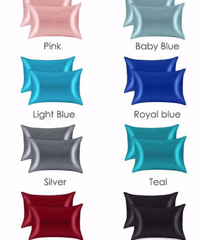 (1pcs) Satin Pillow Case
