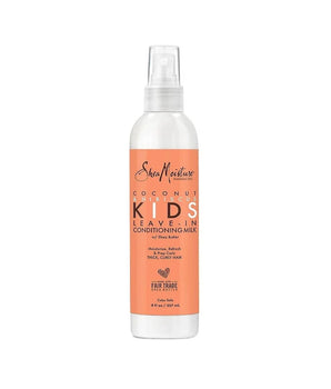 Shea Moisture Lait revitalisant sans rinçage pour enfants à la noix de coco et à l'hibiscus 8 oz