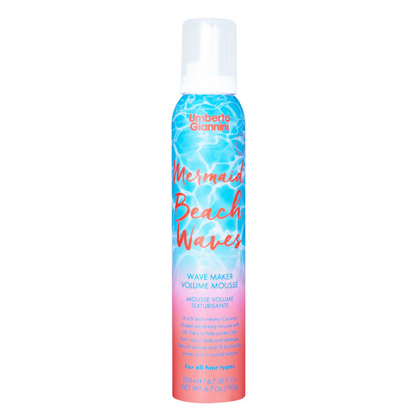 Umberto Giannini Mousse Volumisante Mermaid Beach Waves – Ondulations de Plage 200ml