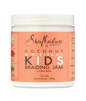 Shea Moisture Kids Braiding Jam Gel cocco e ibisco  5.5 oz